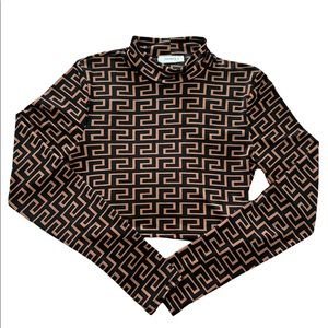 Long sleeve crop top